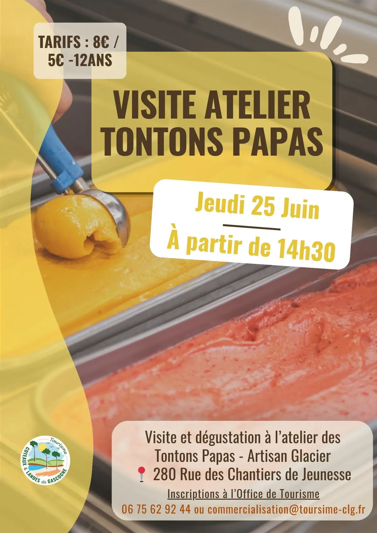 Visite de l'atelier des Tontons Papas