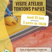 Visite de l'atelier des Tontons Papas