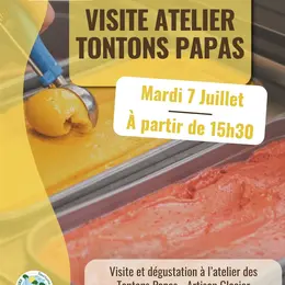 Visite de l'atelier des Tontons Papas