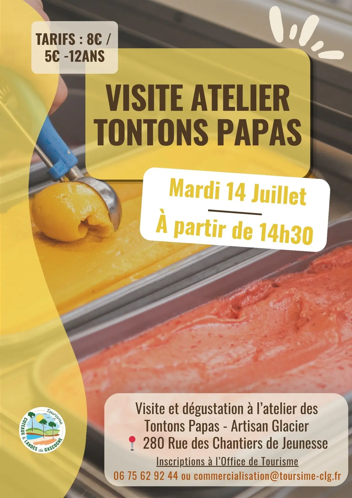 Visite de l'atelier des Tontons Papas