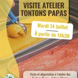 Visite de l'atelier des Tontons Papas