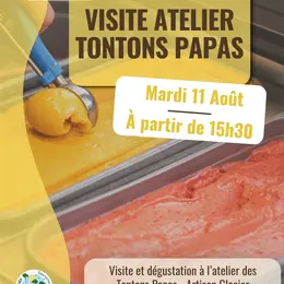 Visite de l'atelier des Tontons Papas