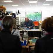 Visite de l'Atelier UNIQUA - Comment fabriquer une basket ? - Journées Européennes des Métiers d'Art