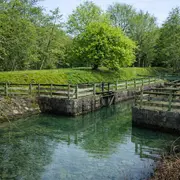 Visite de l'écluse du Chambon