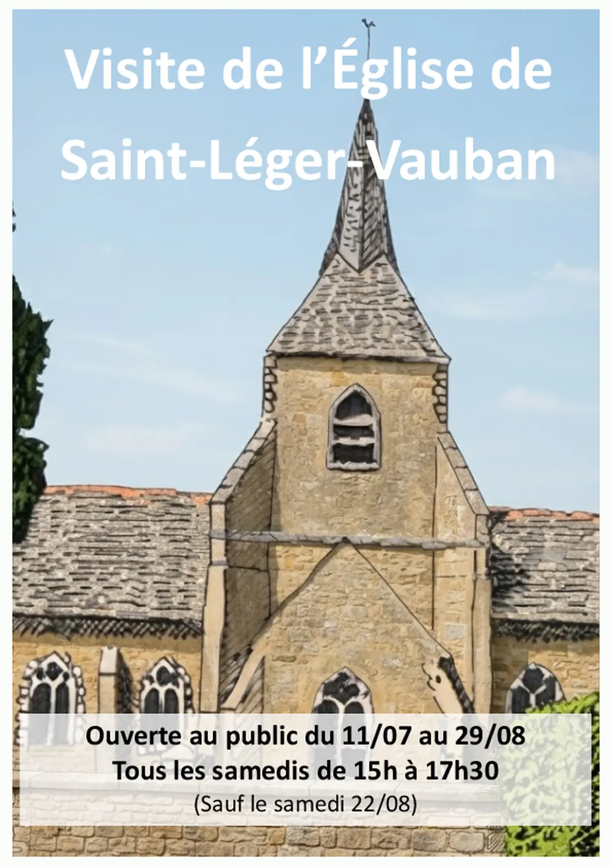 Visite de l'église de Saint-Léger-Vauban