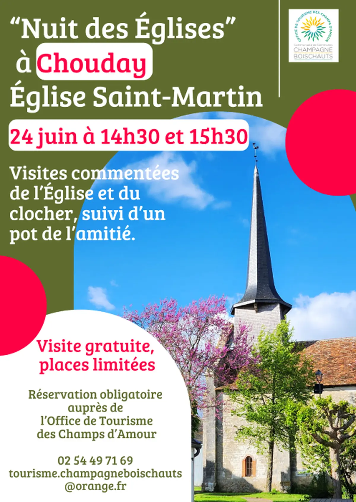 Visite de l'Eglise et du clocher