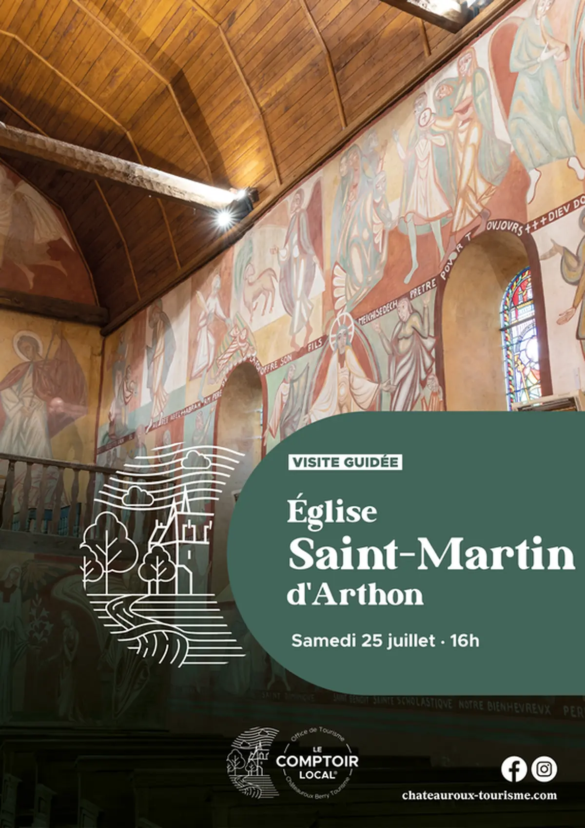 Visite de l'Église Saint Martin d’Arthon