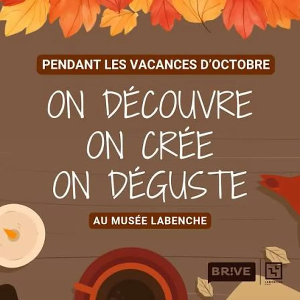 Visite de l'exposition «À table, passé, présent »  & atelier créatif (Musée Labenche)
