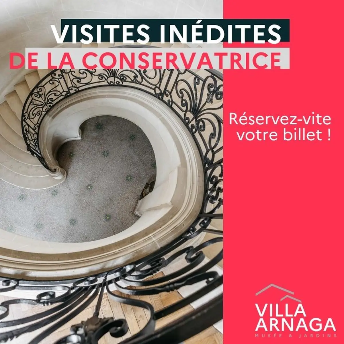 Visite de l'exposition Les collections de la Comédie Française en tournée à Arnaga par la Conservatrice