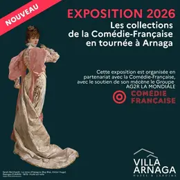 Visite de l'exposition Les Collections de la Comédie Française en tournée à Arnaga