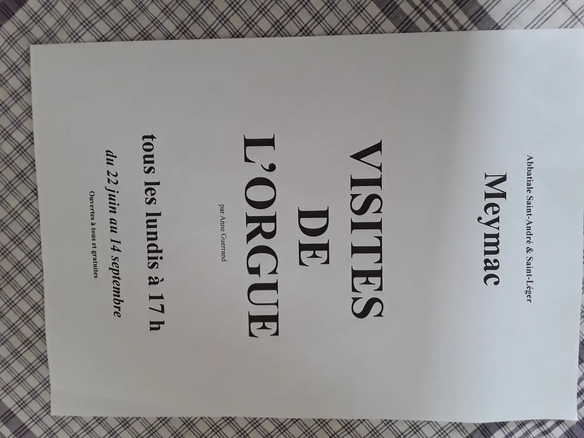 Visite de l'orgue
