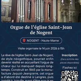 Visite de l'orgue de Nogent