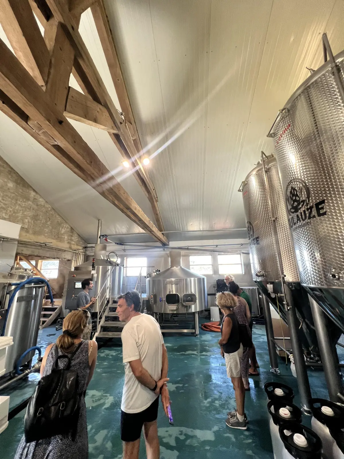 Visite de la brasserie de Sulauze
