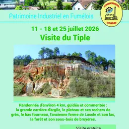 Visite de la carrière du Tiple
