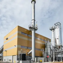 Visite de la centrale de cogénération biomasse