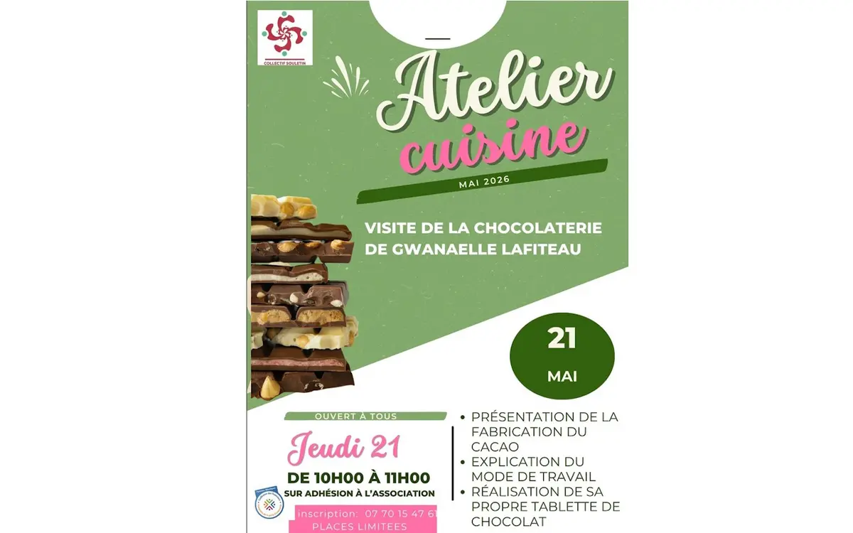 Visite de la chocolaterie de Gwenaëlle