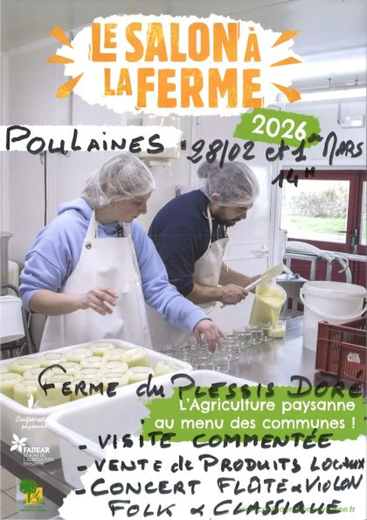 Visite de la Ferme à Poulaines