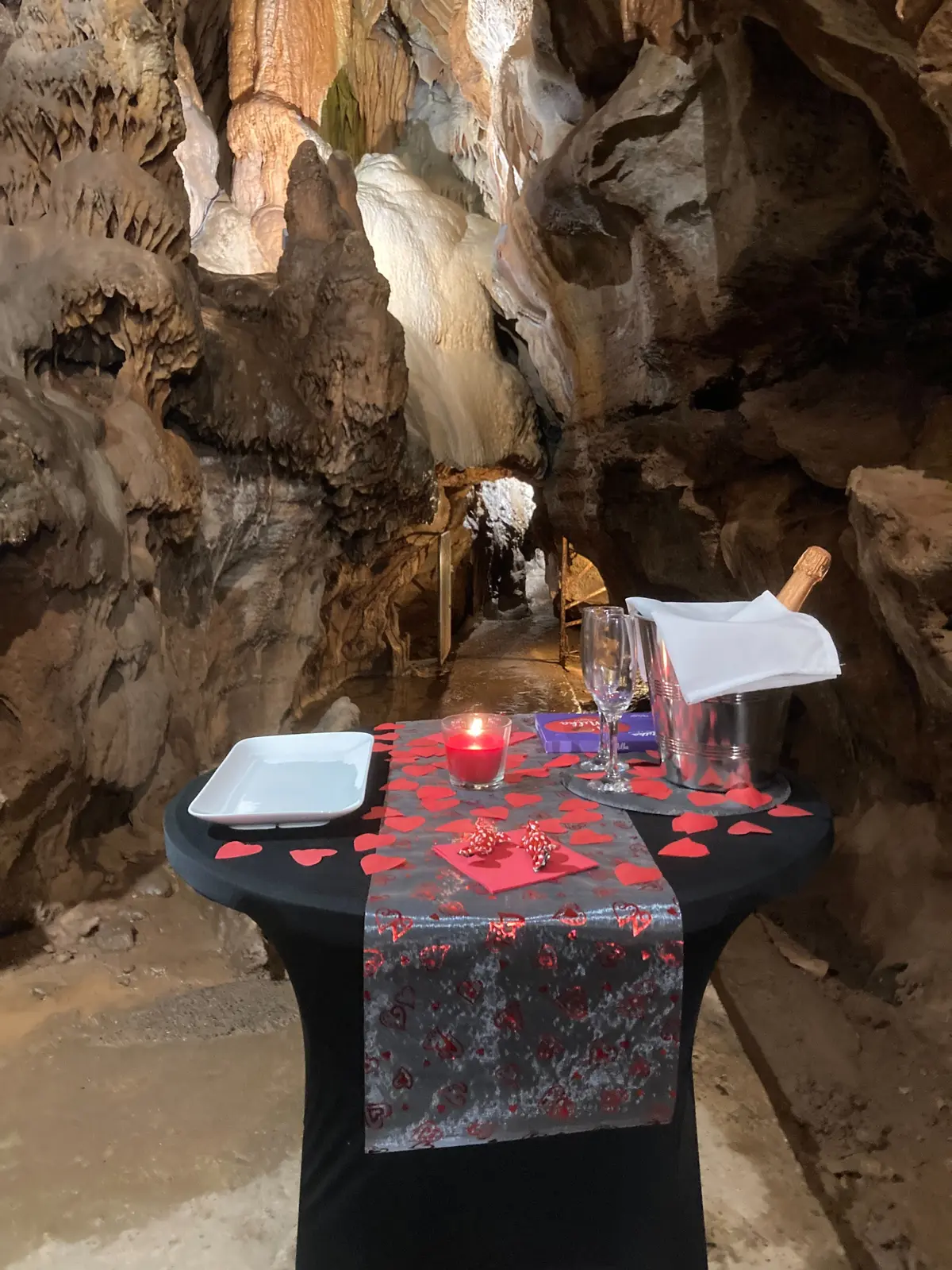 Visite de la Saint-Valentin aux Grottes de Presque