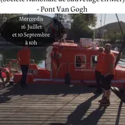 Visite de la vedette de la SNSM de Martigues (Socitété Nationale de Sauvetage en Mer)