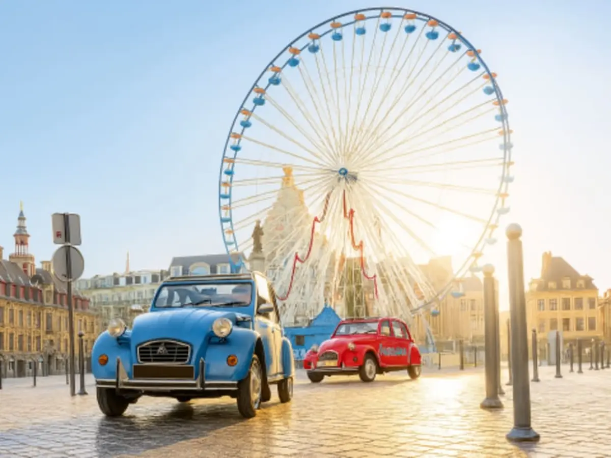 Visite de Lille en 2CV (59)