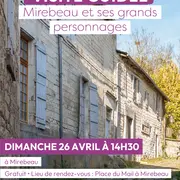 Visite de Mirebeau et ses grands personnages