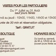 Visite de notre fabrique de chocolats à la maison Guinguet