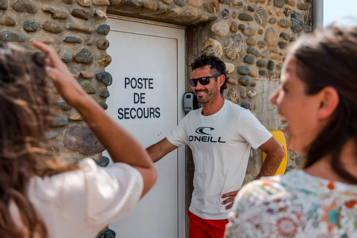Visite des postes de secours des plages