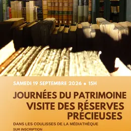 Visite des réserves précieuses