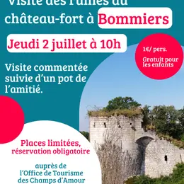 Visite des ruines du château-fort