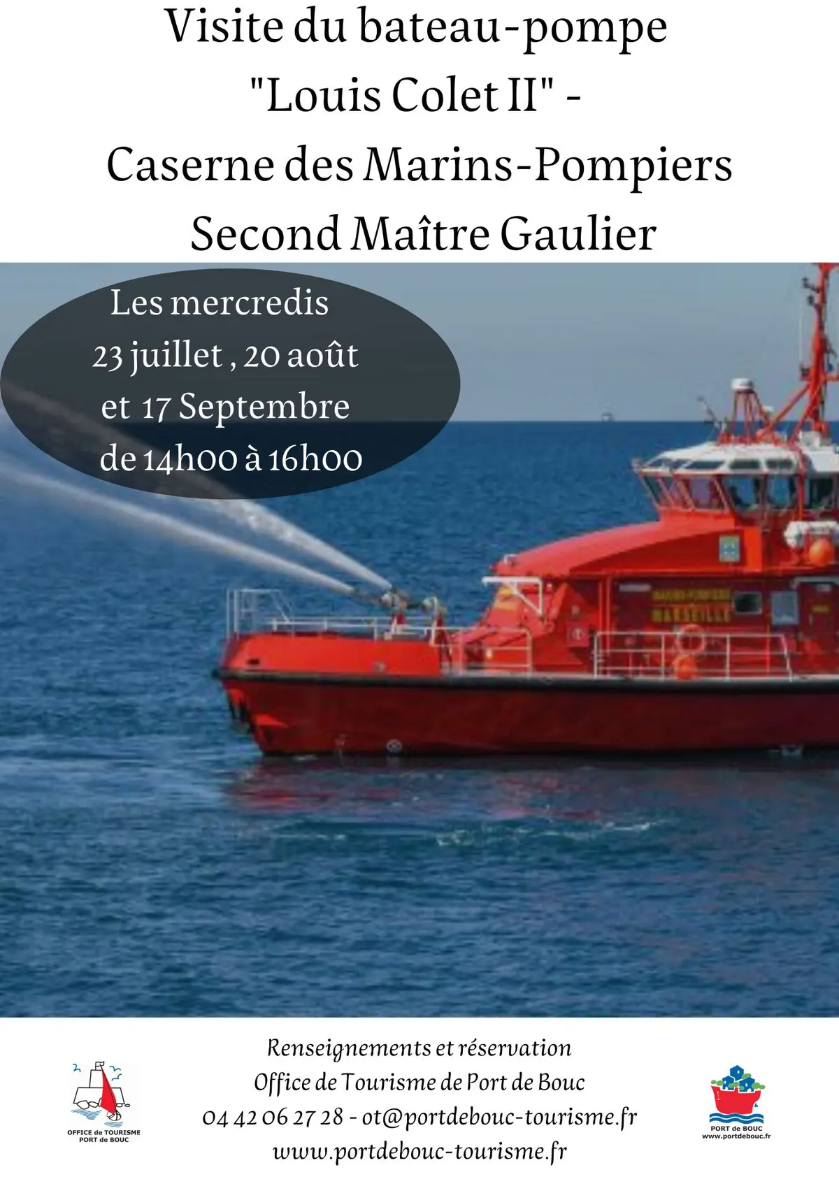 Visite du bateau-pompe Louis Colet II