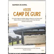 Visite du camp de Gurs