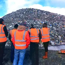 Visite du centre d'enfouissement
