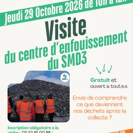 Visite du centre d’enfouissement SMD3