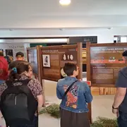 Visite du centre d'interprétation Mehaka sur la Basse Navarre en français.