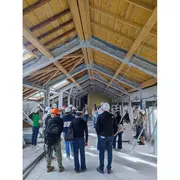 Visite du chantier du siège social de Pau Béarn Habitat