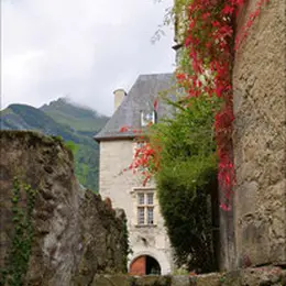 Visite du château et de l'église de Béost