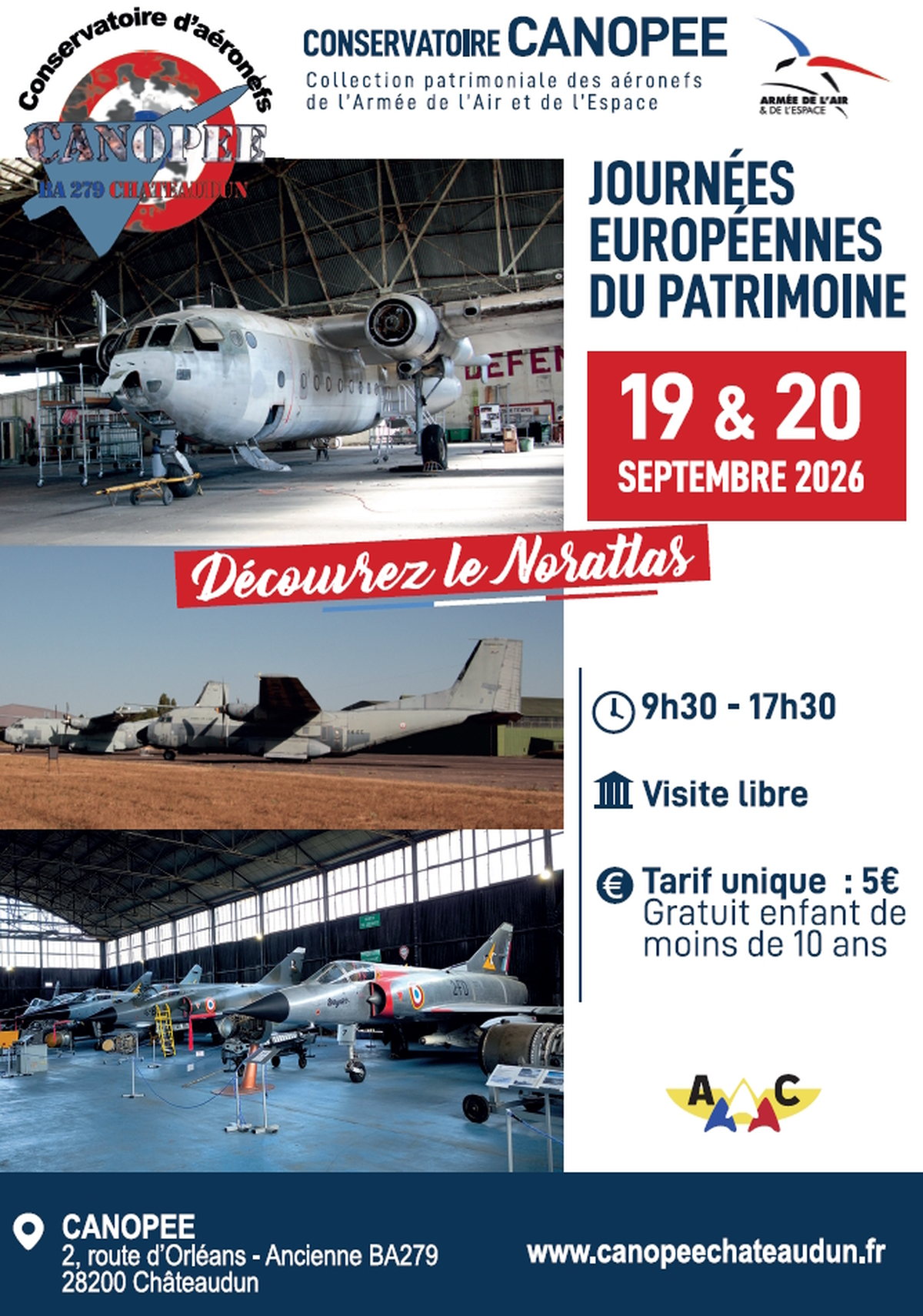 Visite du conservatoire aéronautique CANOPEE