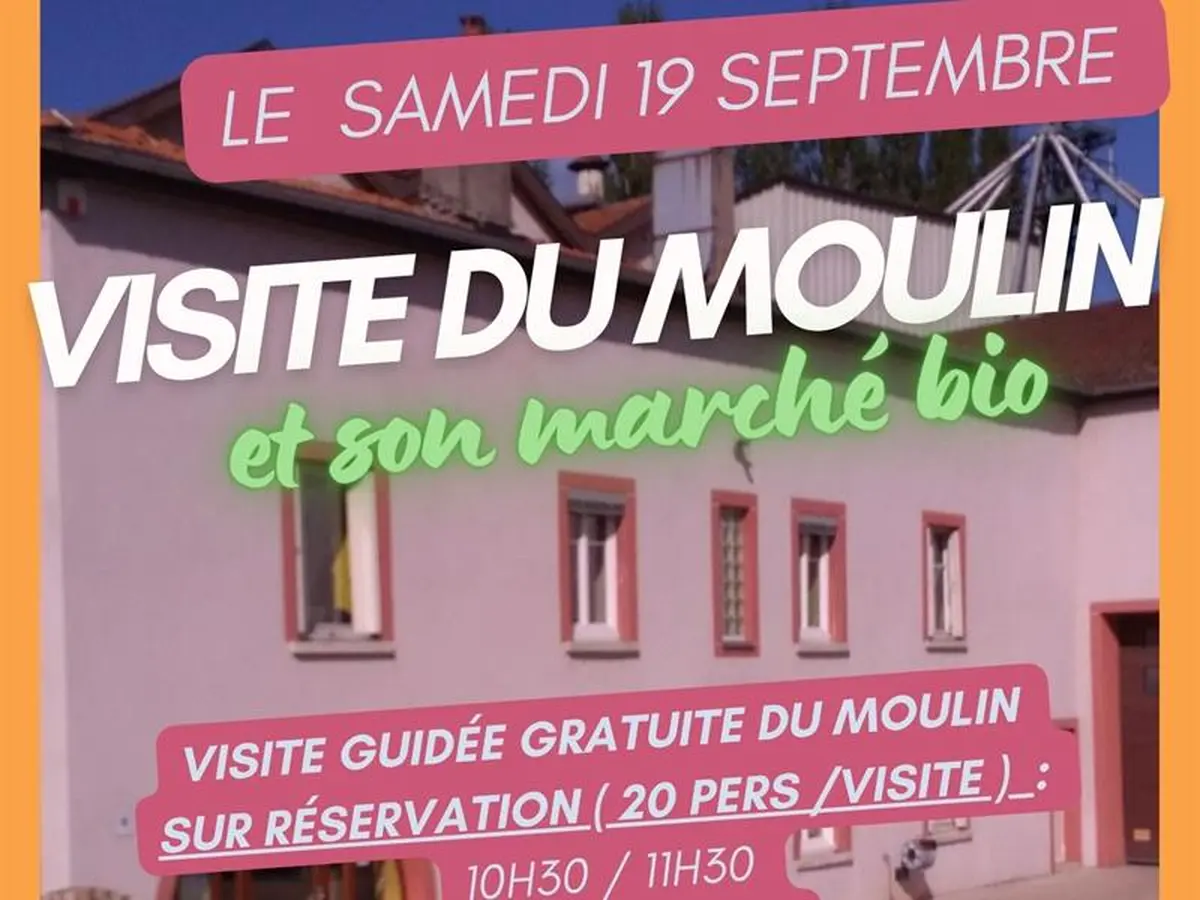 Visite du moulin et de son marché bio