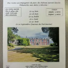 Visite du parc Coligny