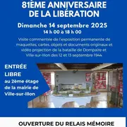 Visite du Relais Mémoire de la 2ème DB et du Général Leclerc
