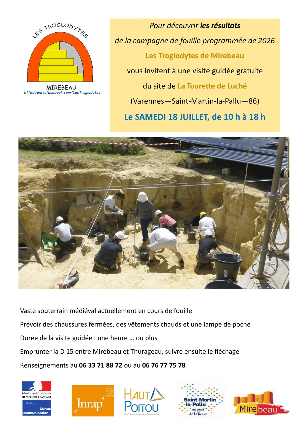 Visite du site de La Tourette de Luché