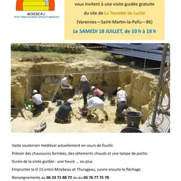 Visite du site de La Tourette de Luché