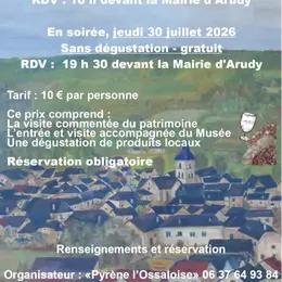 Visite du village d'Arudy, du musée et dégustation