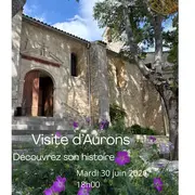 Visite du village d'Aurons