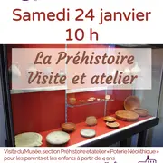 Visite et atelier sur le thème de la Préhistoire