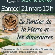 Visite et atelier sur le thème du Sentier de la Pierre et des dinosaures