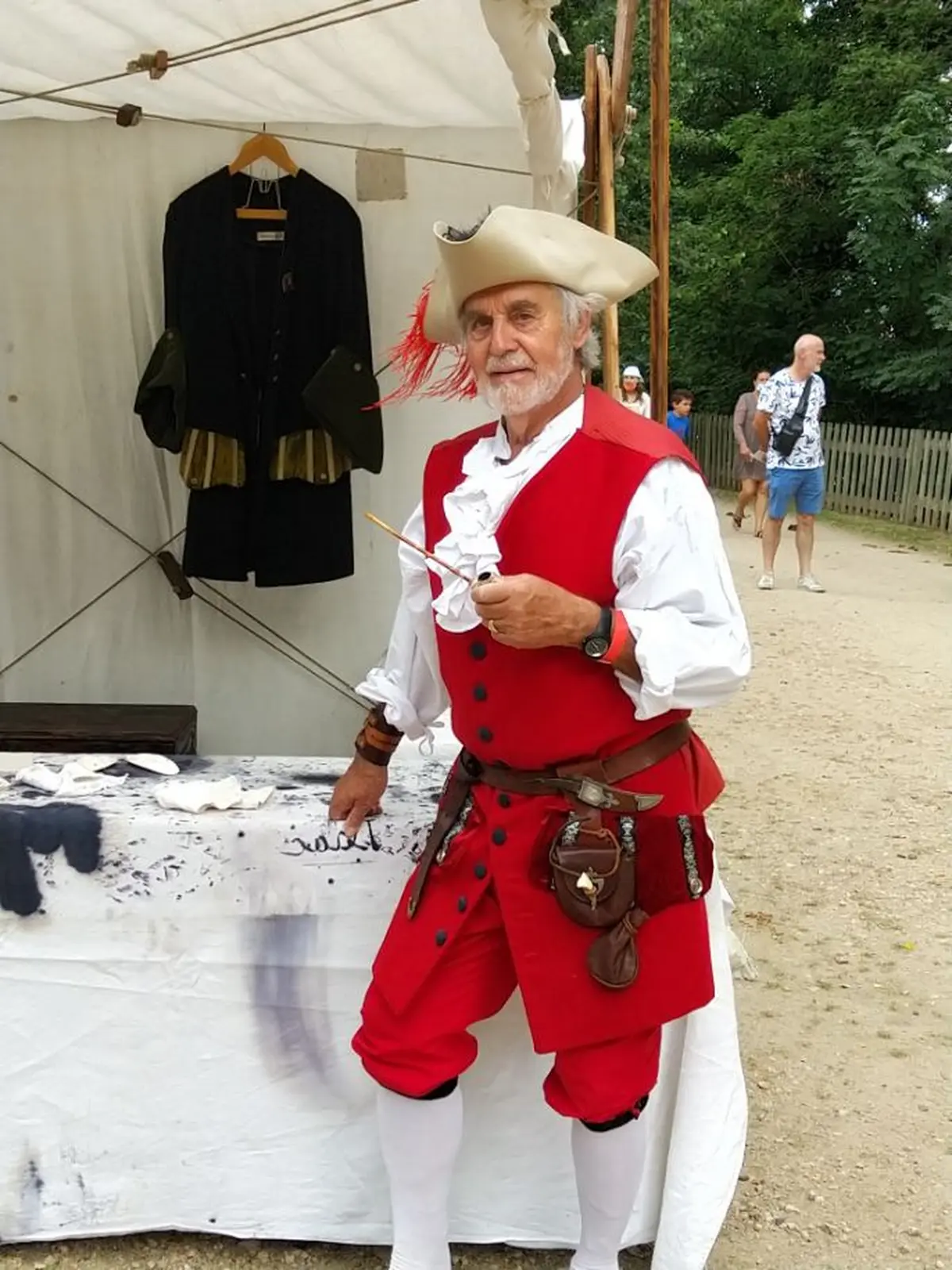 Visite express avec notre guide costumé