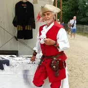 Visite express avec notre guide costumé