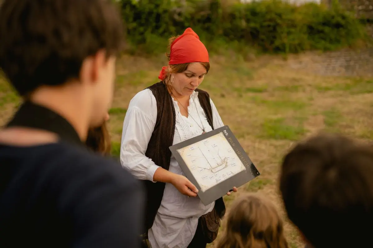 Visite familiale : Les p'tits corsaires de Carteret