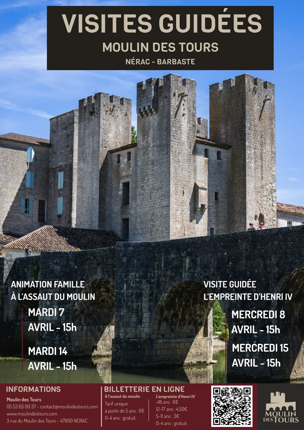 Visite famille du Moulin des Tours : à l'assaut du moulin